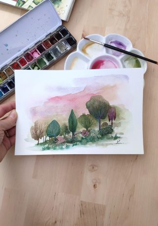 Enchanted woods n°6, paysage de Vanessa Lim